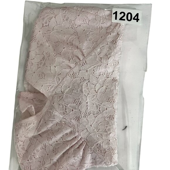 Y2K Wild Cat Women S Lace Halter Top Babydoll Pink Floral Diva Princess Stretchy - Picture 14 of 14